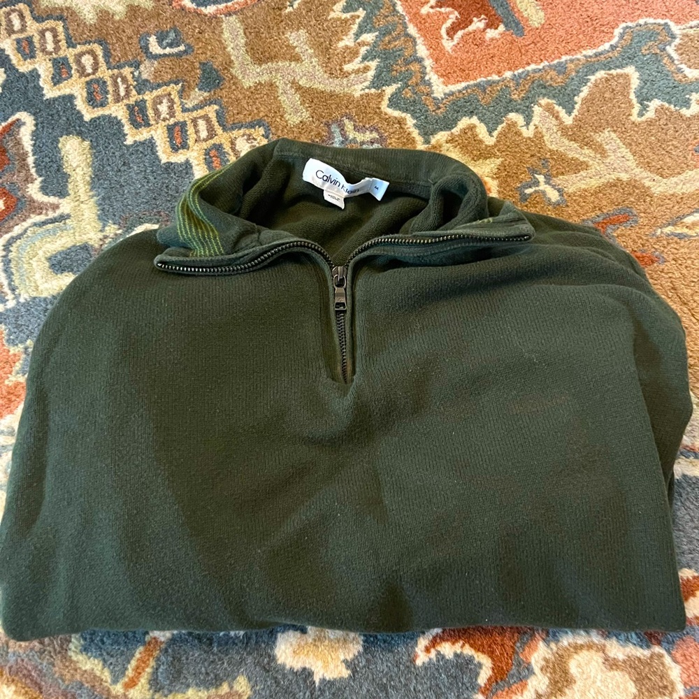 Men’s Calvin Klein green sweater